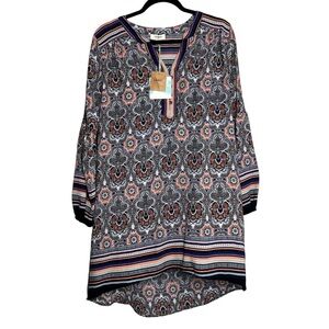 Umgee Multicolor Patterned Mini Dress